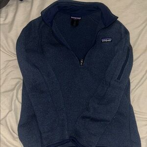 Patagonia Navy Quarter-Zip Fleece